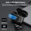 TOZO T21 Wireless Earbuds, 5.3 Bluetooth Headphone, Sem in Ear with Dual Mic Noise Cancelling, IPX8 Waterproof, 44H Playback Stereo Sound with Power Display Wireless Charging Case Black - Image 2
