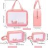 MAANGE Toiletry Bag for Women Men, Translucent Waterproof Makeup Cosmetic Bag Travel Organizer for Accessories, Toiletries - Image 3