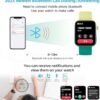 Smart Watch (Answer/Make Call) Smart Watch for Women Men 2023 Fitness Tracker 1.9" Touch Screen Smartwatch Fitness Watch 125 Sports IP68 Waterproof, Heart Rate/Sleep Monitor (Green) - Image 6