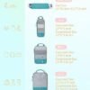 BAGSMART 6 Set/4 Set/2 Set Compression Packing Cubes for Travel, Lightweight Vacation Travel Essentials, Travel Accessories for Suitcase Organizer Bags Set, Durable Luggage Organizer Travel Bags - Image 2
