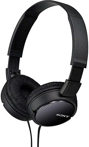 Sony ZX110 Over-Ear Dynamic Stereo Headphones (Black)
