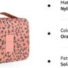 Pengxiaomei Toiletry Bag, Waterproof Hanging Cosmetic Bag Portable Travel Makeup Pouch Multi-function Handle Travel Bathroom Bag Stocking Stuffers for Women and Girls Christmas Gifts - Image 8