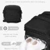 Hynes Eagle 20L Travel Backpack Carry on Backpack Women Men Personal Item Bag for Spirit Airlines Small Nylon Laptop Backpack 14 inches Black - Image 7