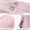 BAGSMART Weekender Bags for Women, Travel Duffle Overnight Bag Personal Item Bag with Shoe Bag for Travel Essentials (Pink, 27L) - Image 5