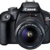 Canon EOS Rebel T100 DSLR Camera with EF-S 18-55mm f/3.5-5.6 III Lens, 18MP APS-C CMOS Sensor, Built-in Wi-Fi, Optical Viewfinder, Impressive Images & Full HD Videos, Includes 32GB SD Card - Image 2