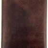Hide & Drink, Leather Passport and Card Organizer, Holds Up to 6 Cards Plus Folded Bills, Travel Essentials Sleeve Case, Handmade :: Bourbon Brown - Image 5