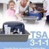 BAGSMART TSA Approved Toiletry Bag, 3 Pack Clear Makeup Cosmetic Bag Organizer, Quart Size Travel Bag for Toiletries, Carry-on Travel Accessories Essentials - Blue - Image 6