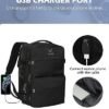 Hynes Eagle 20L Travel Backpack Carry on Backpack Women Men Personal Item Bag for Spirit Airlines Small Nylon Laptop Backpack 14 inches Black - Image 2