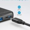Anker Portable Charger, Power Bank, 20,000mAh Battery Pack with PowerIQ Technology and USB-C (Recharging Only) for iPhone 15/15 Plus/15 Pro/15 Pro Max, iPhone 14/13/12 Series, Samsung Galaxy (Black) - Image 3