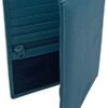 Teal RFID Genuine Leather Passport Wallet - Image 5