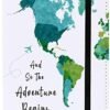 Passport Book Holder,Passport Wallet for Men Mr and Mrs Passport Holder for Women Passport Cover World Map Passport Case for Couples Passport Books Holder