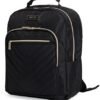 Kenneth Cole REACTION Women's Chelsea Chevron 15" Laptop and Tablet Backpack, Black - Image 3