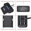 XTAR PB2SL 18650 Battery Charger with XTAR QC3.0 18W Wall Charger USB C Port 21700 Battery Charger with USB Output Function for 18650 20700 21700 Batteries-Not Included Batteries - Image 6