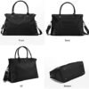 ECOSUSI Duffle Bag Weekender Bag Nylon Overnight Bag Travel Tote Carry On Bag with Trolley Sleeve for Travel, Sports - Image 7
