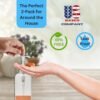 Plastic Bottles with Pump Dispenser, 8 oz. | Leak Proof, Empty, Crystal Clear Refillable Bottle, BPA-Free for Body Wash, Moisturizer, Face Cream, Liquid Soap, Massage Oil, with a Clear Pump, (2-Pack) - Image 6