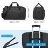 BAGSMART Gym Bag for Men, Large Tavel Duffle Bag, Weekender Overnight Bag with Shoe Compartment, Carry On Bag with Multi-Pockets for Sports, Traveling(Black) - Image 7