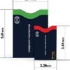 Boxiki Travel RFID Blocking Sleeves, Set with Color Coding | Identity Theft Prevention RFID Blocking Envelopes and Passport Covers - Image 3