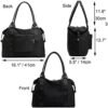 Women Tote Bag Travel Duffel Bag Carry On Luggage Bag Sports Gym Bag - Image 3