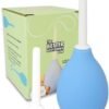 Bottom’s Digest Enema Bulb 3.0-oz Anal Douche with Easy-Clean 6-cm White Tip for Men & Women