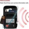 Travel Neck Wallet with RFID Blocking – Passport Holder Organizer Neck Pouch – Portable Easy to Conceal Travel Pouch (PVC Black) - Image 2