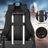 Black Backpack for Women Men,Casual School Backpack Teen Boys and Girls 15.6 Inch Laptop Bookbag with USB Charger for College High School Travel Business - Image 5