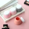 Gemice Travel Containers for Toiletries, Silicone Cream Jars TSA Approved Travel Size Containers with Toiletry Bag, Wide Mouth Leak-proof Travel Accessories with Lid for Cosmetic Cream (4 Pack) - Image 5