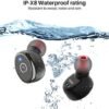TOZO T10 Bluetooth 5.3 Wireless Earbuds with Wireless Charging Case IPX8 Waterproof Stereo Headphones in Ear Built in Mic Headset Premium Sound with Deep Bass for Sport Black - Image 6