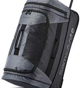 Samsonite Andante 2 Wheeled Rolling Duffel Bag, Riverrock/Black, 22-Inch