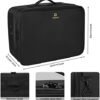 Extra-large Makeup Case, a Must for Double-layer Travel, a Storage Case for Professional Makeup Artists to Put Cosmetics, with Adjustable Partitions and Support - Image 6