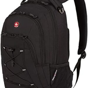 SwissGear 1186 Bungee Backpack, Black, 17-Inch