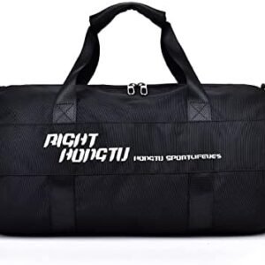 Small Gym Bag Duffle for Women Men with Shoe Compartment & Wet Pocket, Sports Workout Tote Duffel Bag with Shoulder Strap for Travel Dance Yoga, Weekender Overnight Weekend Bag