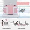 Hanples Extra Large Travel Backpack for Women as Person Item Flight Approved, 40L Carry On Backpack, 17 Inch Laptop Waterproof Hiking Casual Bag Backpack(Pink) - Image 2