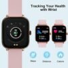 Smartwatch with Full Touch Screen, Text & Call, GPS, Sports Modes for Android & iOS - Pink - Image 5