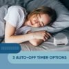 Brown Noise Machine with Night Light - White Noise Maker - Portable Sleep Sound Machine for Baby Kids Adult - Travel Baby Soother - Include Pink Noise Thunderstorm Ocean Rain Nature Sound & Fan Noise - Image 4