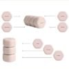 Travel Containers - Pill Case Set - Magnetic Travel Capsules - A Daily Pill Box for Supplements & Vitamins - Contains 7 Flex Mediums (0.56oz) with Labels for Everyday of The Week - Petal - Image 2