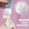 Travel Bottles for Toiletries 3 oz with Labels Silicone Leak Proof Travel Size Containers for Shampoo Lotion Refillable Travel Bottles Portable Size as Reusable Travel Accessories for Women - Image 4
