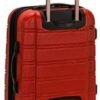 Rockland Melbourne Hardside Expandable Spinner Wheel Luggage, Red, Carry-On 20-Inch - Image 3