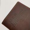 Leather Passport Wallet Cover - Passport Holder Case for Men & Women - Brown - Image 5