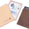 Leather Travel Wallet with Passport Holder - 5.5" x 4" - Genuine Leather Case with RFID Blocking for Men and Women - Passport Wallet, Leather Folding Wallet for Passports - Image 5