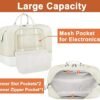 Travel Weekender Bag for Women, Overnight Bag with Shoe Compartment Oversized Travel Duffel Bag Carry On Tote 21" - Image 6
