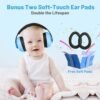 Baby Headphones Noise Cancelling, Toddler Travel Essential. Infant Hearing Protection Must Have Items. Sound Proof Ear Plugs for Babies. Newborn Earmuffs Airplane Accessories.Plane Traveling Gear - Image 3