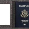 Passport Wallets and Vaccine Card Holder Combo,RFID Blocking Genuine Leather Passport Holder Cover Case with CDC Vaccination Card Slot, Leather Travel Documents Organizer Protector for Women - Image 7