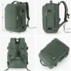 Carry on Backpack, Flight-approved Backpack for Traveling, 40L Personal Item Travel Backpack, Peacock Green - Image 3