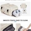 VGCUB Large Travel Work Business Backpack Carry on flight Approved 17 Inch Laptop Backpack for Women Men with Laptop Compartment Mochila de Viaje,Beige - Image 5