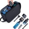 Toiletry Bag for Men, Water-resistant Dopp Kit with Large Capacity for Toiletries and Shaving Accessories, Travel Toiletry Organizer Case, Black - Image 4