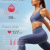 HUAKUA Smart Watches for Women Men (Answer/Make Calls) Compatible with iPhone/Android Phones, Reloj para Mujer Hombre Round Fitness Tracker with Heart Rate Monitor Sleep/Steps Tracker Waterproof Pink - Image 4