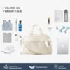 Gym Bag for Women Sport Duffel Bag for Men with Shoes Compartment Travel Duffle Bags with Wet Pocket School Yoga Football Basketball Lightweight Carry on Weekender Bags Key Purse - Image 7