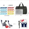ECOHUB 18x14x8 For Spirit Airlines Personal Item Bag Foldable Travel Duffel Bag Travel Essentials Carry on Luggage Gym bag Weekender Overnight Bags Hospital Bags for Women and Men (Grey) - Image 8
