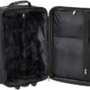 Rockland Fashion Softside Upright Luggage Set, Expandable, Black Plaid, 2-Piece (14/19) - Image 6