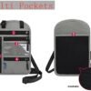 Travel Neck Wallet with RFID Blocking Men/Women Passport Holder Pouch - Image 4
